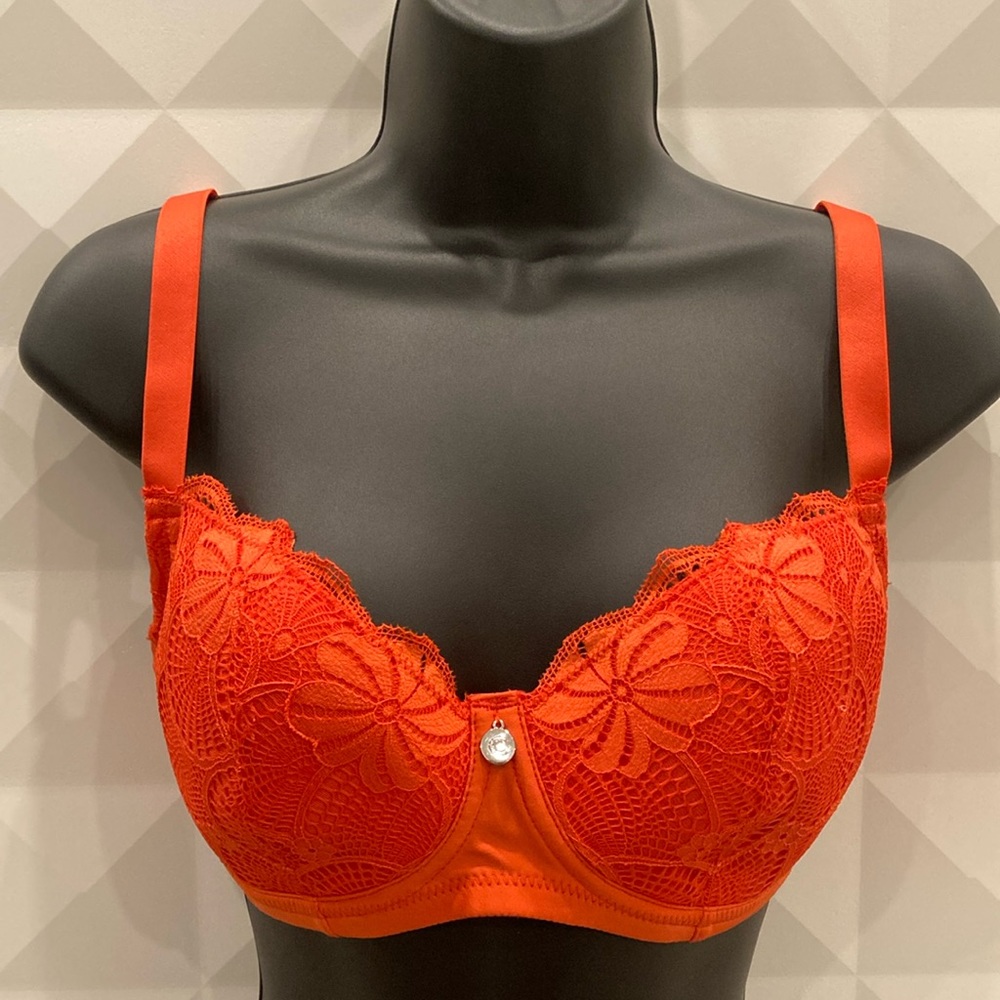 Orange red CHANGE bra